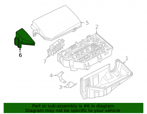 Polestar 2 21-25 Small Underhood Fuse Box Cover