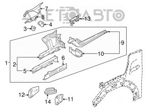 Front left quarter panel BMW X2 F39 18-23