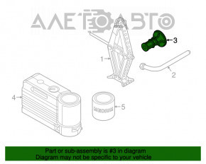 Jeep Compass 17-24 Boltless Spare Tire Mount