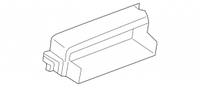 Mini Cooper F56 3d 14-19 prerest ventilation shield trim
