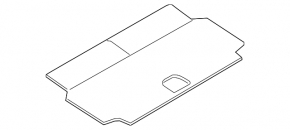 Trunk floor BMW X7 G07 19-22 Anthrazit