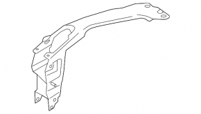 Mini Cooper F56 3D 14-24 Hood Lock Panel, Right