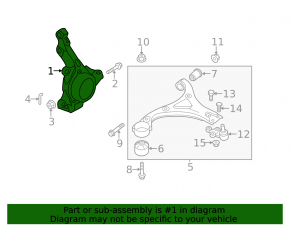 Front left axle shaft Hyundai Sonata 11-15