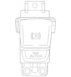 Parking button BMW 5 G30 17-23 auto hold