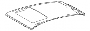 Metal roof Toyota Prius 50 Prime 17-22 for sunroof