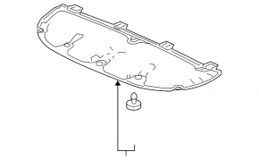 Honda CRV 20-22 hybrid hood insulation