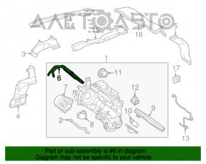 Toyota Highlander 14-19 Rear Heater Radiator