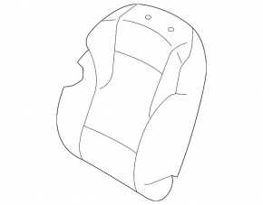 Passenger seat Hyundai Sonata 11-11 with airbag, mechanical, combi black