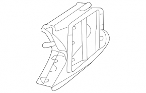 Steering column cover Mercedes W167 GLE 350 450 20-23 dark gray