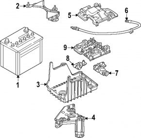 Mazda CX-90 24-26 Battery Tray
