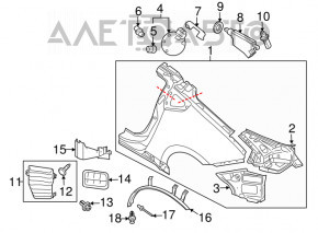 Tesla Model S 12-20 Type 2 Brake Master Cylinder with Reservoir