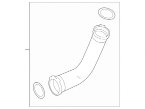 Intercooler pipe right Mercedes GLA 14-20 2.0