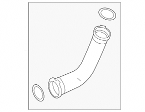 Intercooler pipe right Mercedes GLA 14-20 2.0