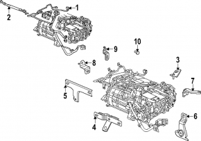Wiring front bumper for parking sensors Honda Accord 18-22 2.0h
