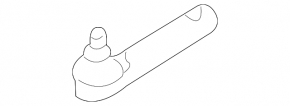 Tie rod with tip left Subaru b10 Tribeca 08-14