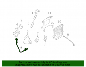 Crankshaft sensor Kia Optima 11-16 hybrid