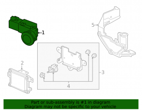 Left rear bumper parking sensor for Honda Accord 2016-2017