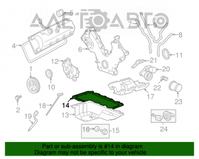 2010 Ford F150 4.6 5.4 Oil Pan Gasket