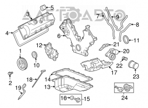 2010 Ford F150 4.6 5.4 Oil Pan Gasket