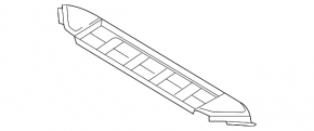 Upper radiator deflector Audi Q7 4L 10-15