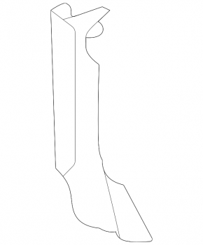 Side member fang front left Subaru XV Crosstrek 18-23