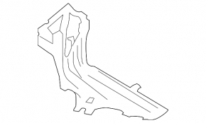 Left headlight bracket BMW 5 F10 11-16