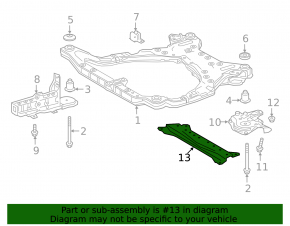 Front subframe strut Toyota Camry v70 18-24