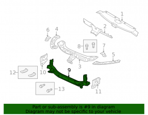 Mitsubishi Outlander 2007-2013 2.4, 3.0 TV lower bar