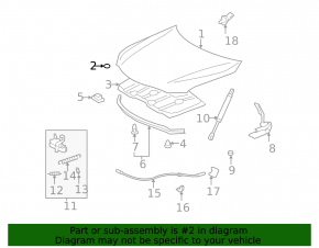 Front bumper seal Toyota Camry v40