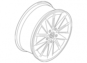 Set of disks R15 4pcs VW Golf 15-19
