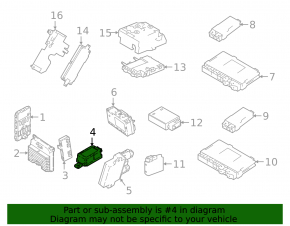 BMW X3 G01 18-21 Radio Remote Control Unit