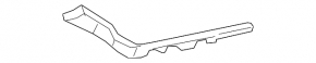 Rear bumper mount upper right Honda Accord 18-22