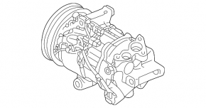 Mitsubishi Outlander 22-25 2.5 Air Conditioning Compressor