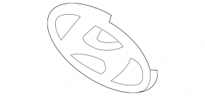 Hyundai Kona 18-21 grille badge emblem