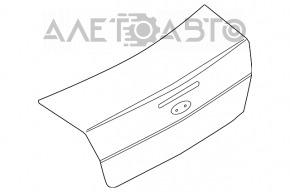 Ford Focus USA 2011 Silver Trunk Lid