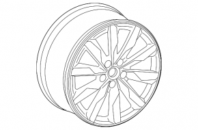 Wheel disk R18 Audi A5 F5 17- curb
