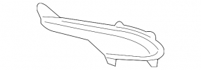 Reflector rear left Hyundai Santa FE Sport 17-18 rest usa