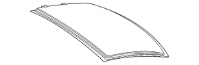 Metal roof for Mercedes A-class V177 19-22 with panoramic windows, on the body