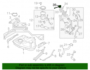 Fuel filler cap Mazda3 03-08 HB
