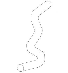 Cooling pipe filler neck - radiator Toyota Prius 50 16-22