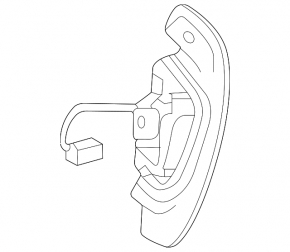 Steering paddle shifter right Volvo V90 17-22 usa