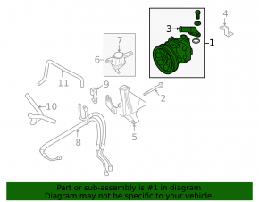 Subaru Forester 08-13 Power Steering Pump