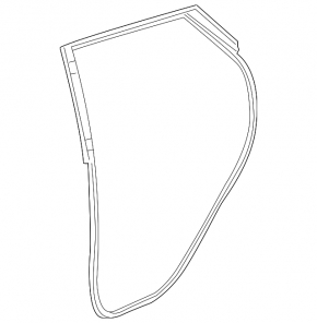 Door seal rear left Chevrolet Bolt EUV 22-23