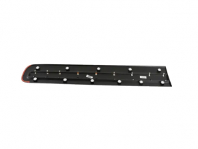 Door trim lower front left Fiat 500L 14- with chrome, black