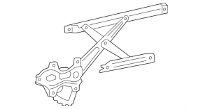 Front right window lift mechanism for Lexus IS 14-25