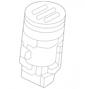 Audi A3 22-26 Black Start-Stop Button