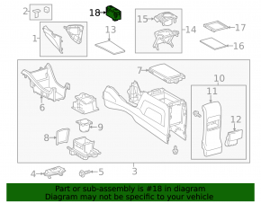 Toyota Prius V 12-17 Mode Switch Buttons