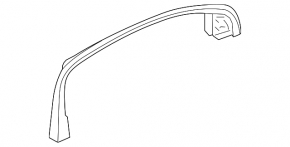 Audi A4 B8 08-16 front right inner door frame scratches