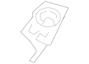 Speaker tweeter front pillar right Audi A4 B9 17- Bang and Olufsen, upper