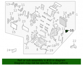 Actuator motor heater drive Hyundai Elantra 21-